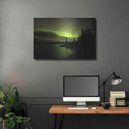 Luxe Metal Art 'Northern Lights 4' by Luxe Portfolio, Metal Wall Art,36x24