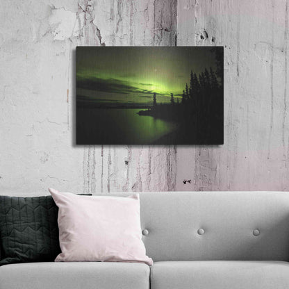 Luxe Metal Art 'Northern Lights 4' by Luxe Portfolio, Metal Wall Art,36x24