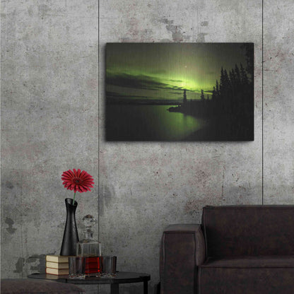 Luxe Metal Art 'Northern Lights 4' by Luxe Portfolio, Metal Wall Art,36x24