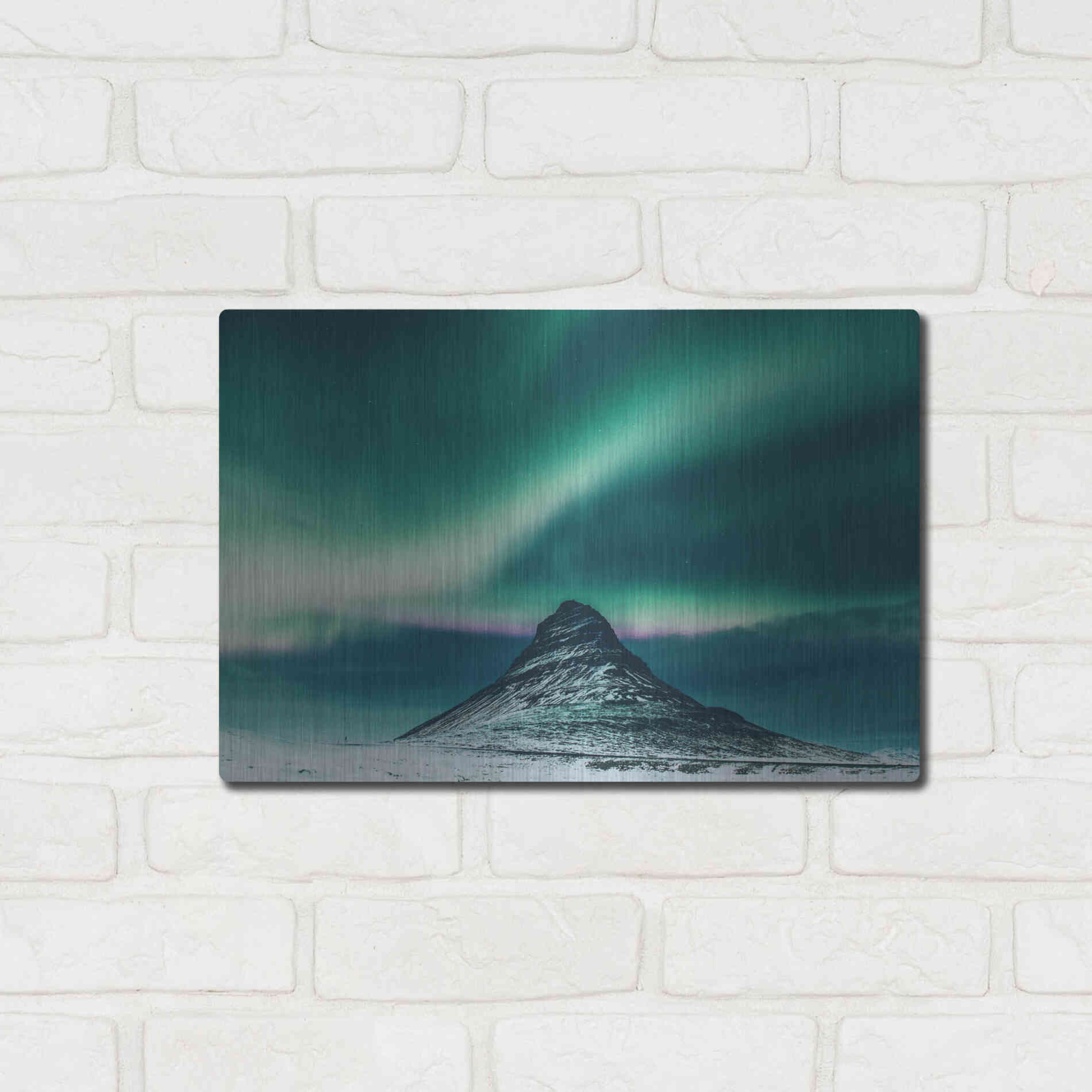Luxe Metal Art 'Northern Lights 5' by Luxe Portfolio, Metal Wall Art,16x12