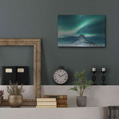 Luxe Metal Art 'Northern Lights 5' by Luxe Portfolio, Metal Wall Art,16x12
