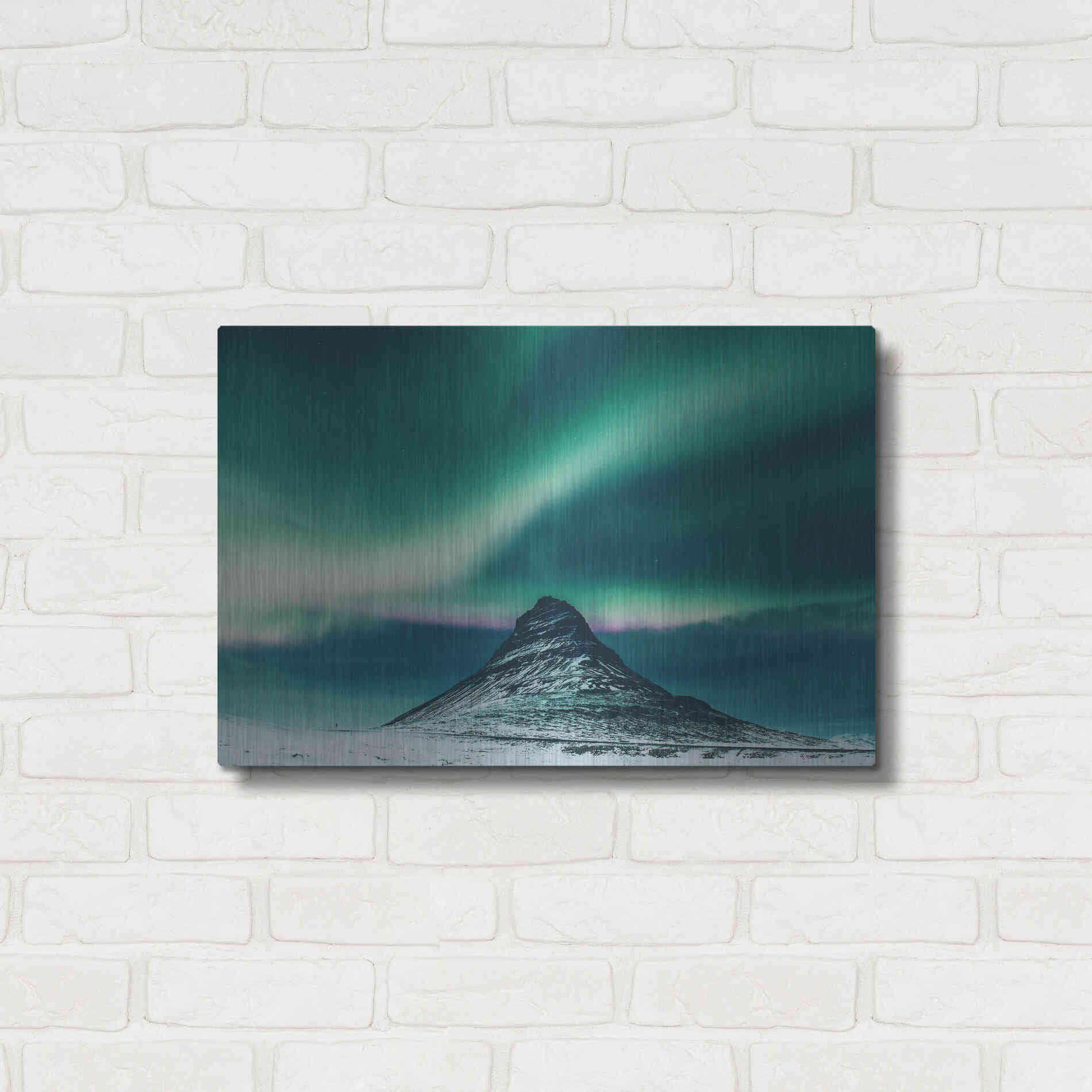 Luxe Metal Art 'Northern Lights 5' by Luxe Portfolio, Metal Wall Art,24x16