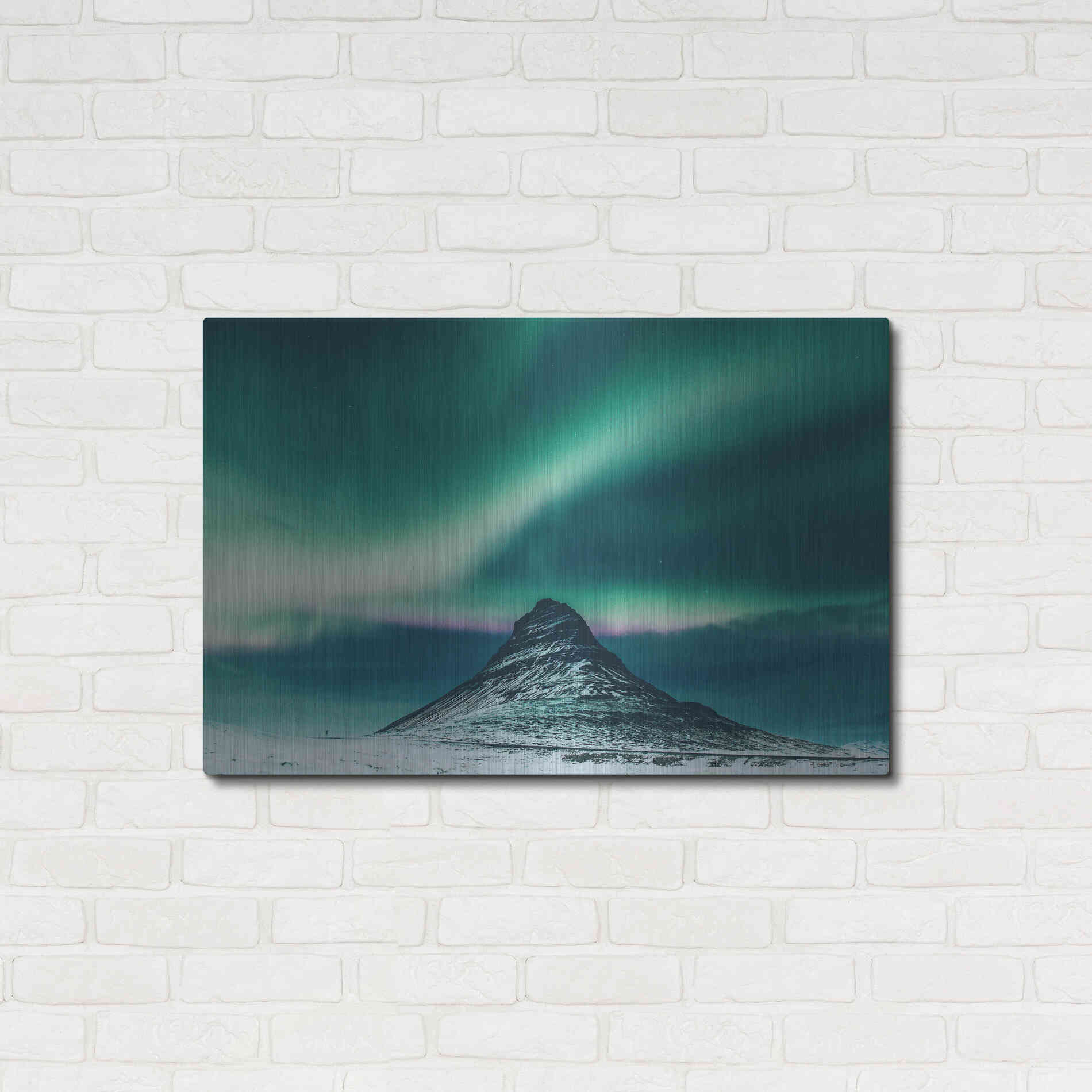 Luxe Metal Art 'Northern Lights 5' by Luxe Portfolio, Metal Wall Art,36x24