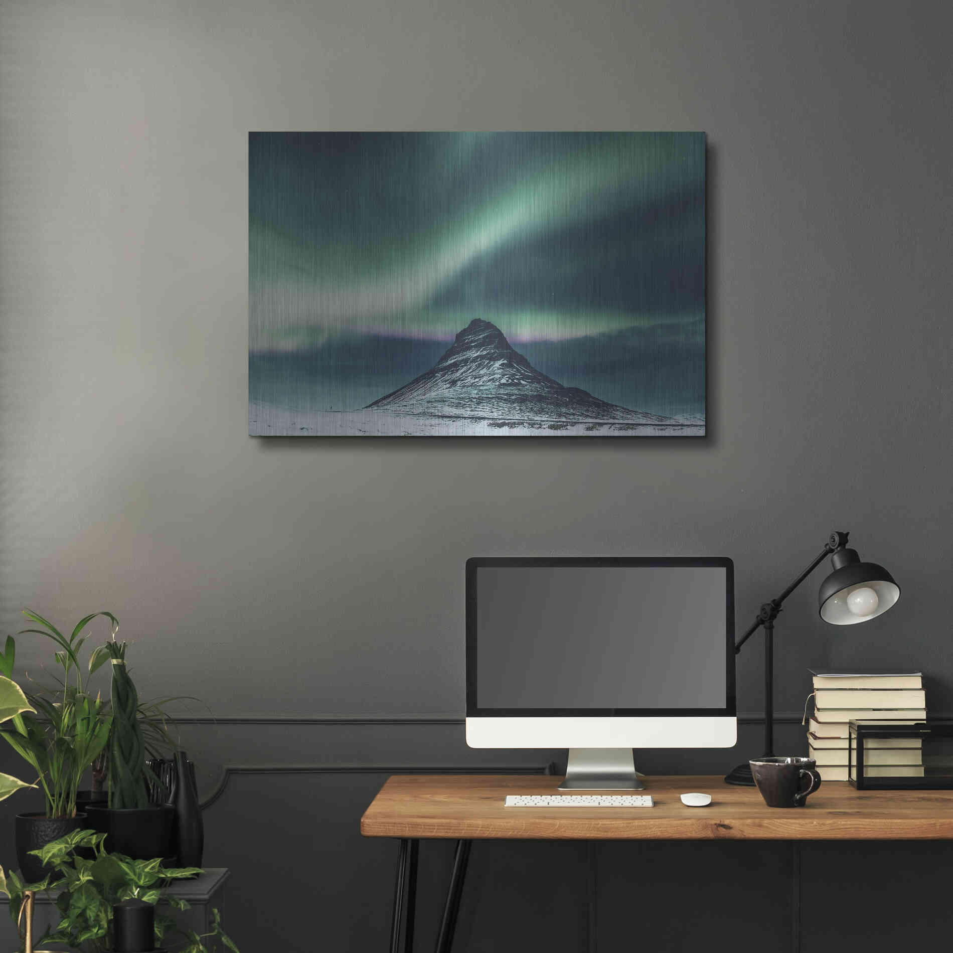 Luxe Metal Art 'Northern Lights 5' by Luxe Portfolio, Metal Wall Art,36x24