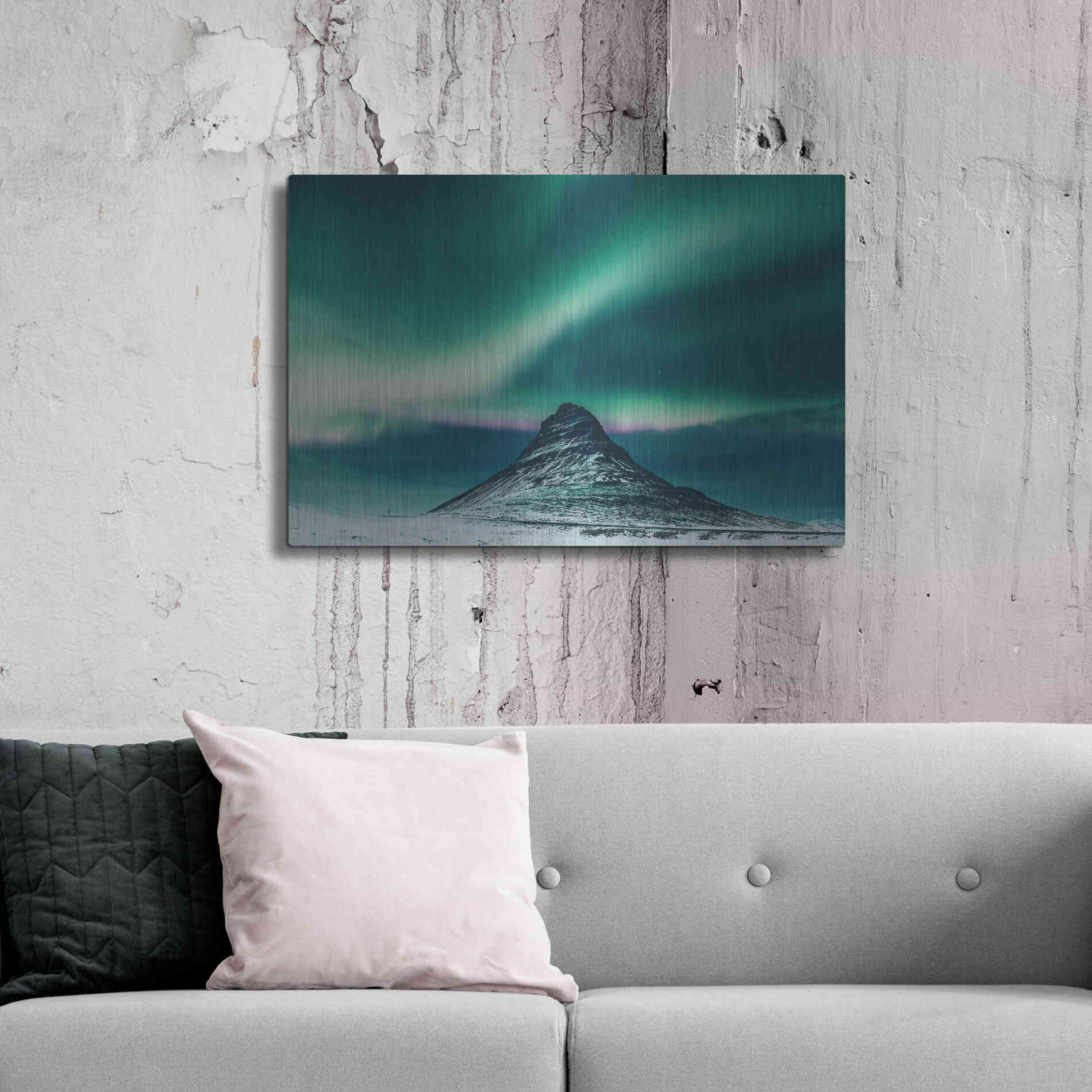 Luxe Metal Art 'Northern Lights 5' by Luxe Portfolio, Metal Wall Art,36x24