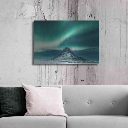 Luxe Metal Art 'Northern Lights 5' by Luxe Portfolio, Metal Wall Art,36x24