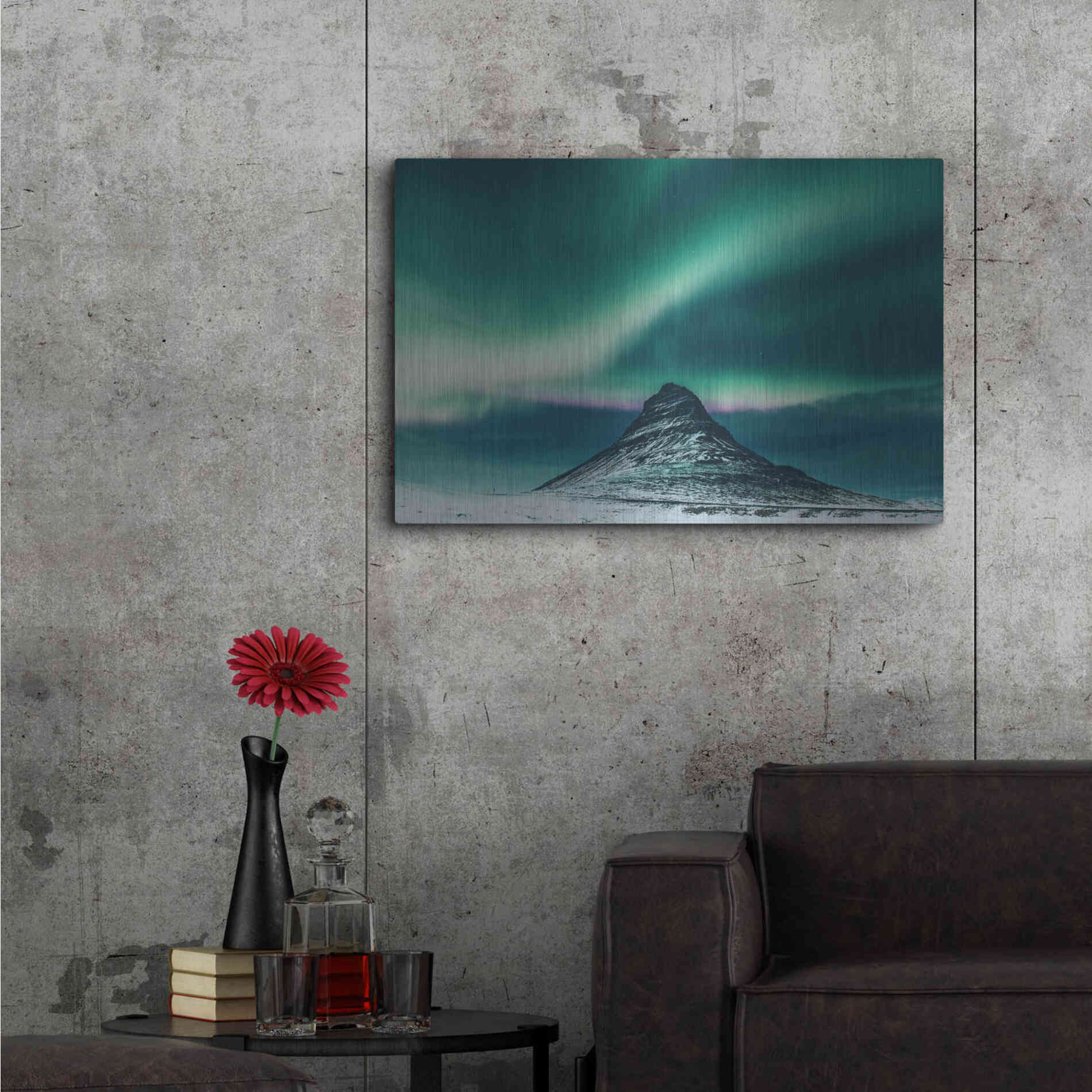 Luxe Metal Art 'Northern Lights 5' by Luxe Portfolio, Metal Wall Art,36x24