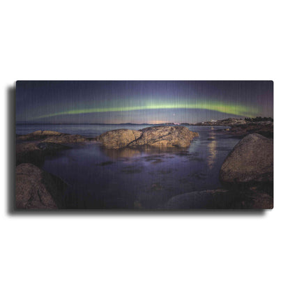 Luxe Metal Art 'Northern Lights 6' by Luxe Portfolio, Metal Wall Art