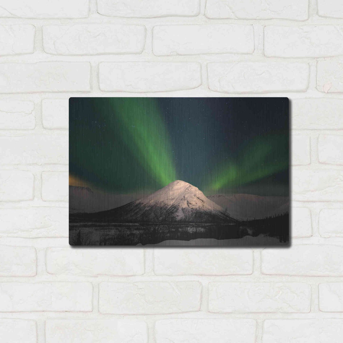 Luxe Metal Art 'Northern Lights 7' by Luxe Portfolio, Metal Wall Art,16x12