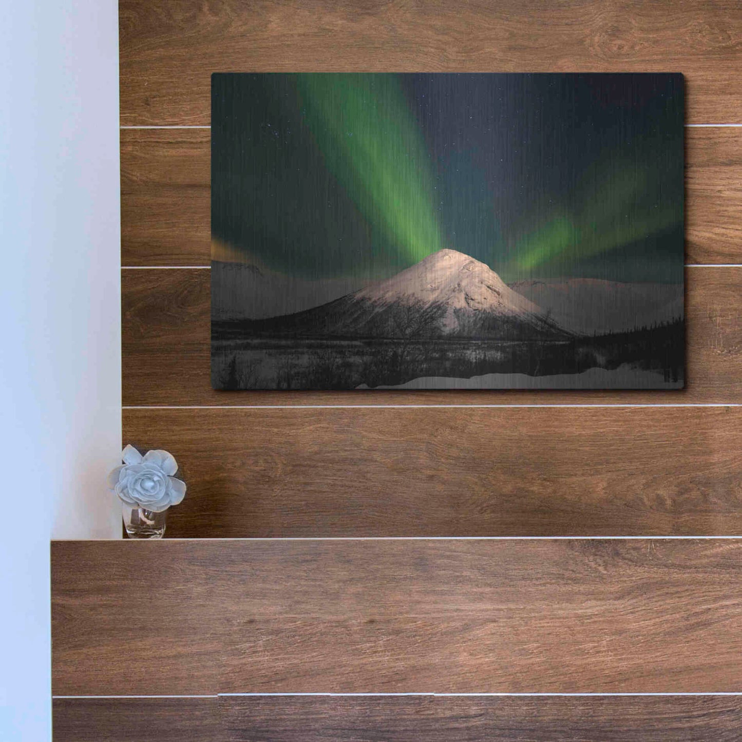 Luxe Metal Art 'Northern Lights 7' by Luxe Portfolio, Metal Wall Art,16x12