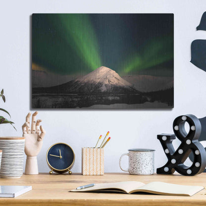 Luxe Metal Art 'Northern Lights 7' by Luxe Portfolio, Metal Wall Art,16x12