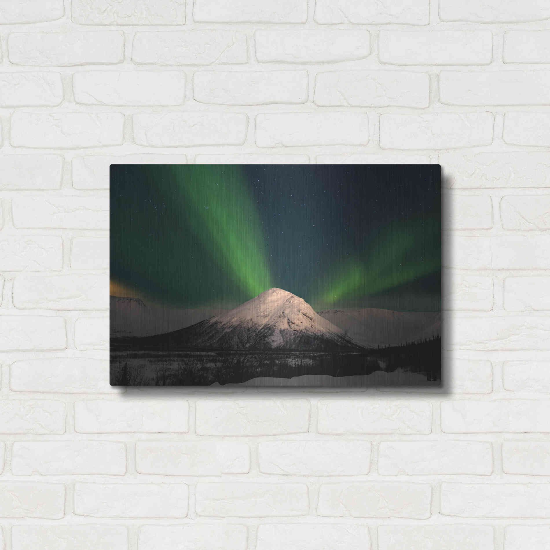 Luxe Metal Art 'Northern Lights 7' by Luxe Portfolio, Metal Wall Art,24x16