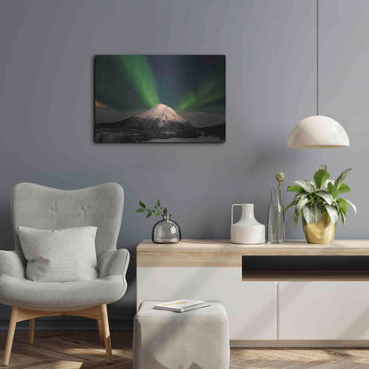 Luxe Metal Art 'Northern Lights 7' by Luxe Portfolio, Metal Wall Art,24x16