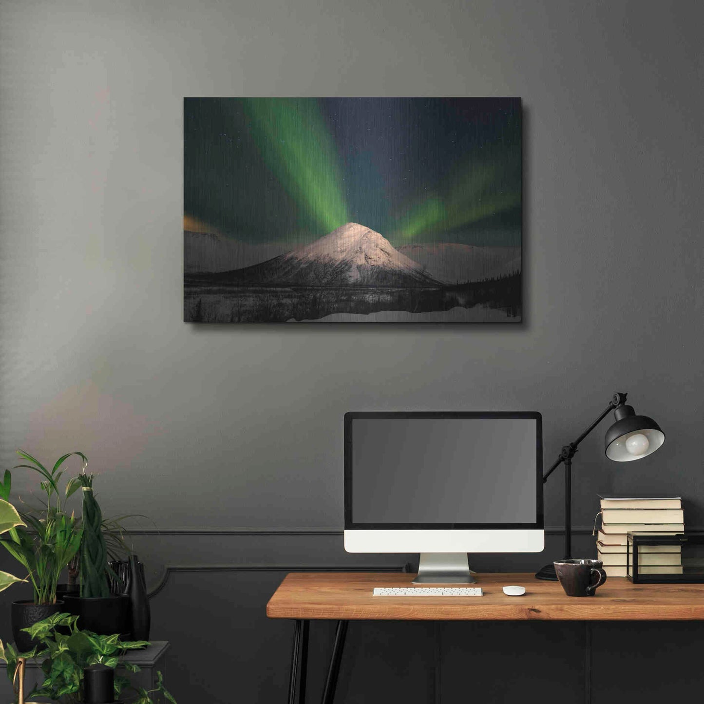 Luxe Metal Art 'Northern Lights 7' by Luxe Portfolio, Metal Wall Art,36x24