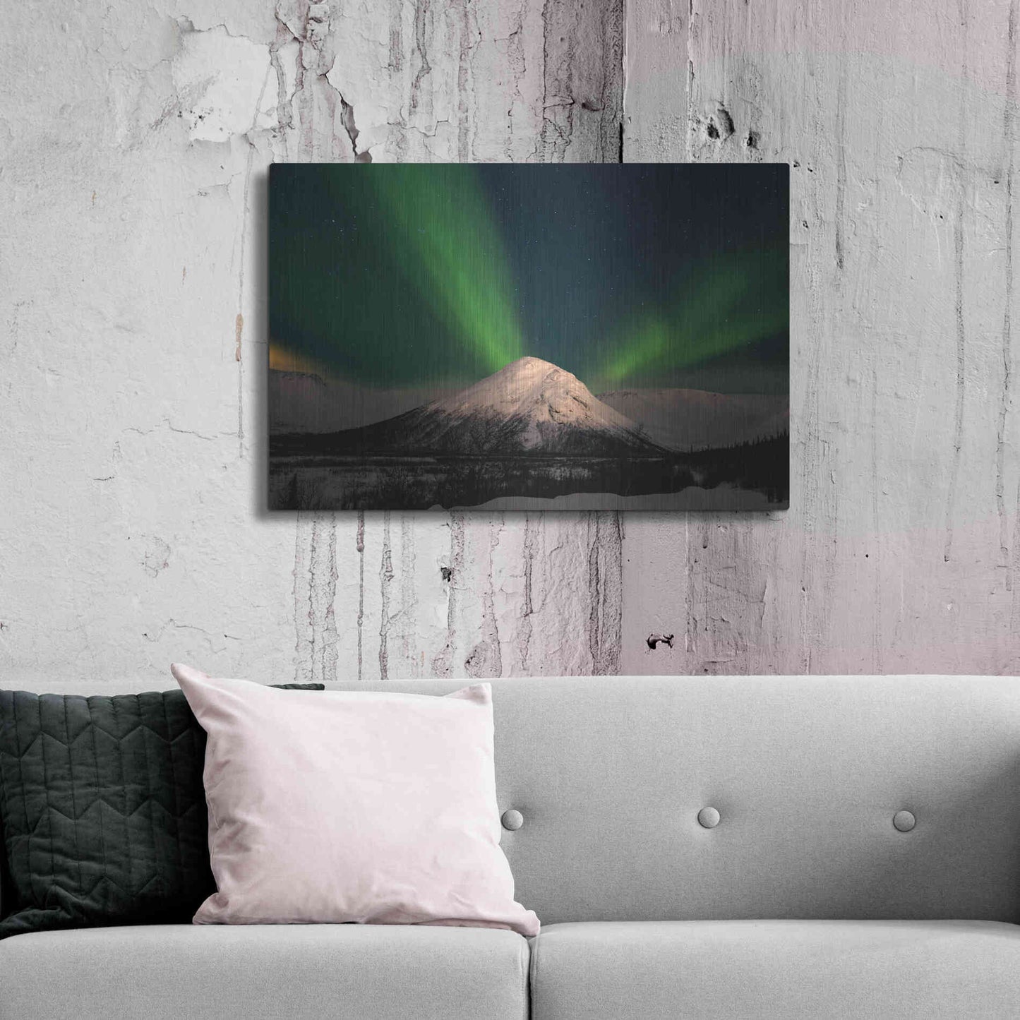 Luxe Metal Art 'Northern Lights 7' by Luxe Portfolio, Metal Wall Art,36x24