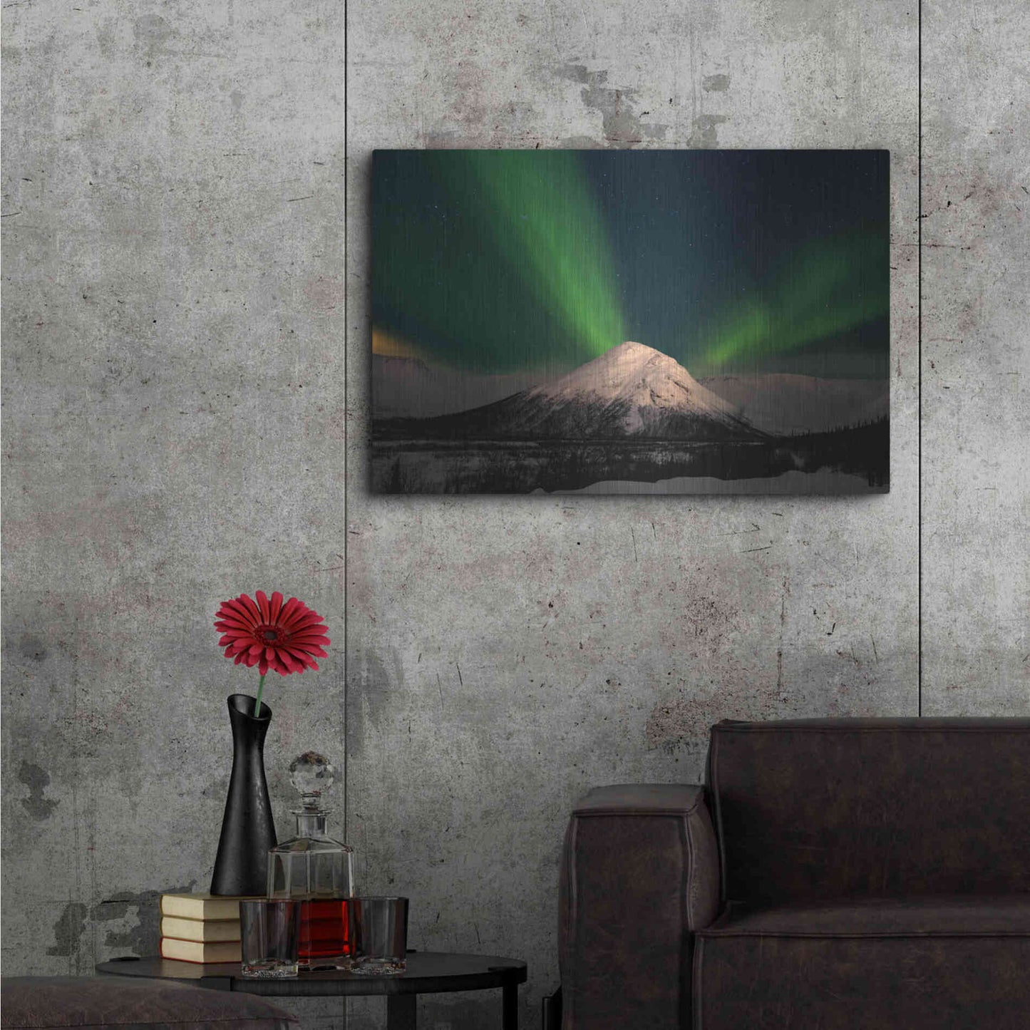 Luxe Metal Art 'Northern Lights 7' by Luxe Portfolio, Metal Wall Art,36x24