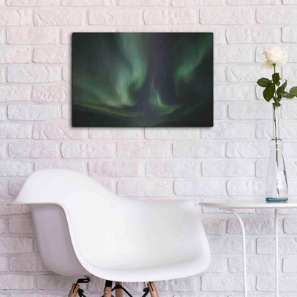 Luxe Metal Art 'Northern Lights 8' by Luxe Portfolio, Metal Wall Art,24x16
