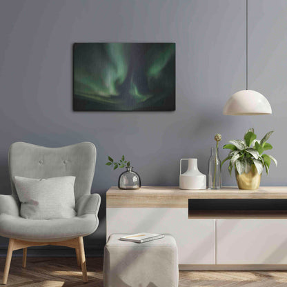 Luxe Metal Art 'Northern Lights 8' by Luxe Portfolio, Metal Wall Art,24x16