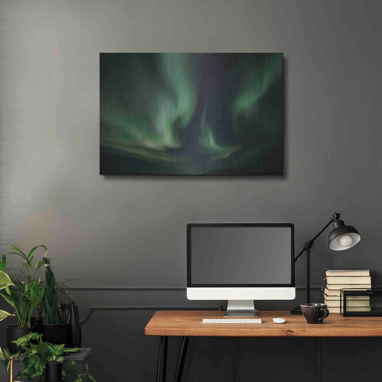 Luxe Metal Art 'Northern Lights 8' by Luxe Portfolio, Metal Wall Art,36x24