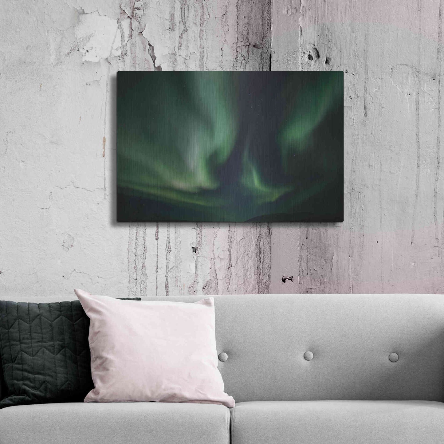 Luxe Metal Art 'Northern Lights 8' by Luxe Portfolio, Metal Wall Art,36x24