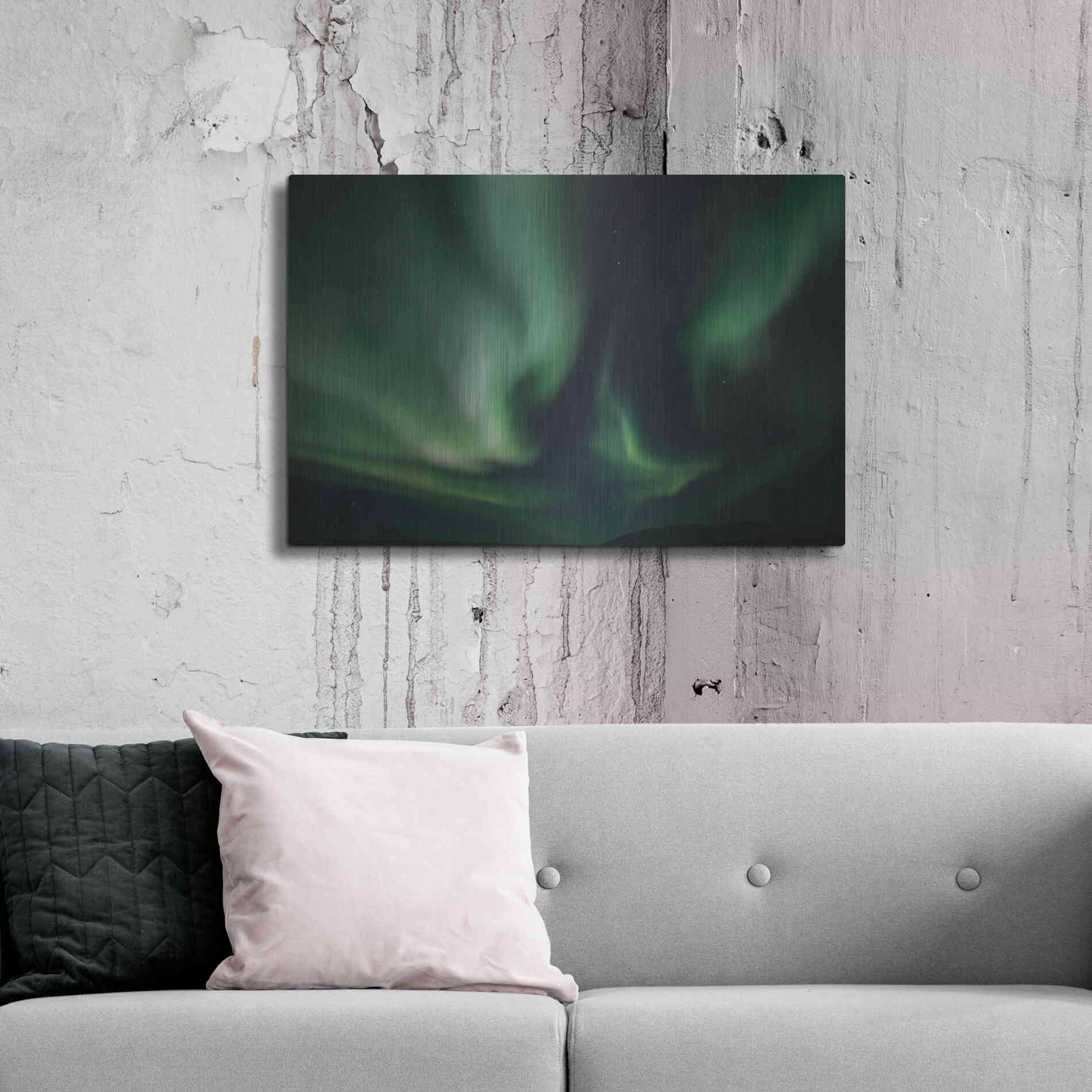 Luxe Metal Art 'Northern Lights 8' by Luxe Portfolio, Metal Wall Art,36x24