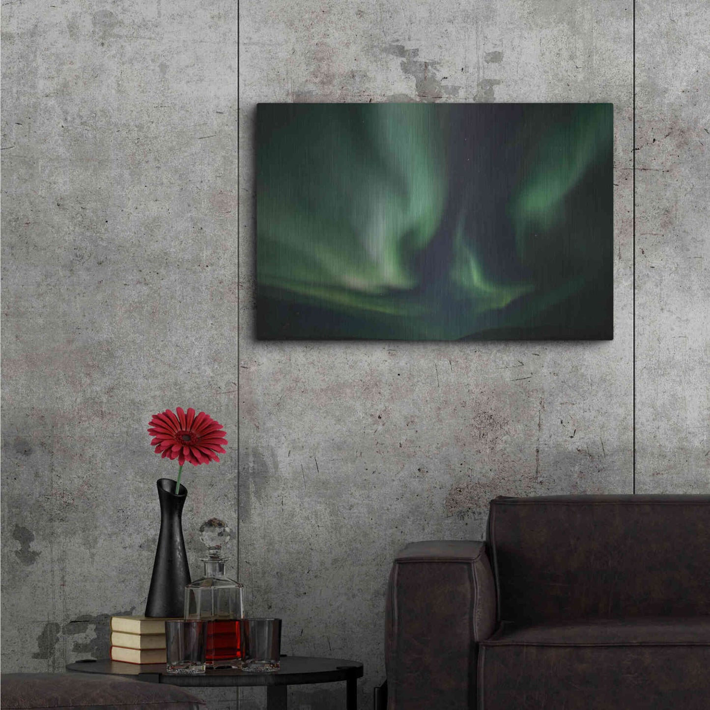 Luxe Metal Art 'Northern Lights 8' by Luxe Portfolio, Metal Wall Art,36x24
