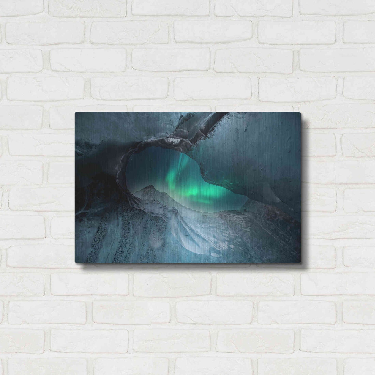 Luxe Metal Art 'Northern Lights Aurora Borealis 1' by Luxe Portfolio, Metal Wall Art,24x16