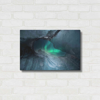 Luxe Metal Art 'Northern Lights Aurora Borealis 1' by Luxe Portfolio, Metal Wall Art,24x16