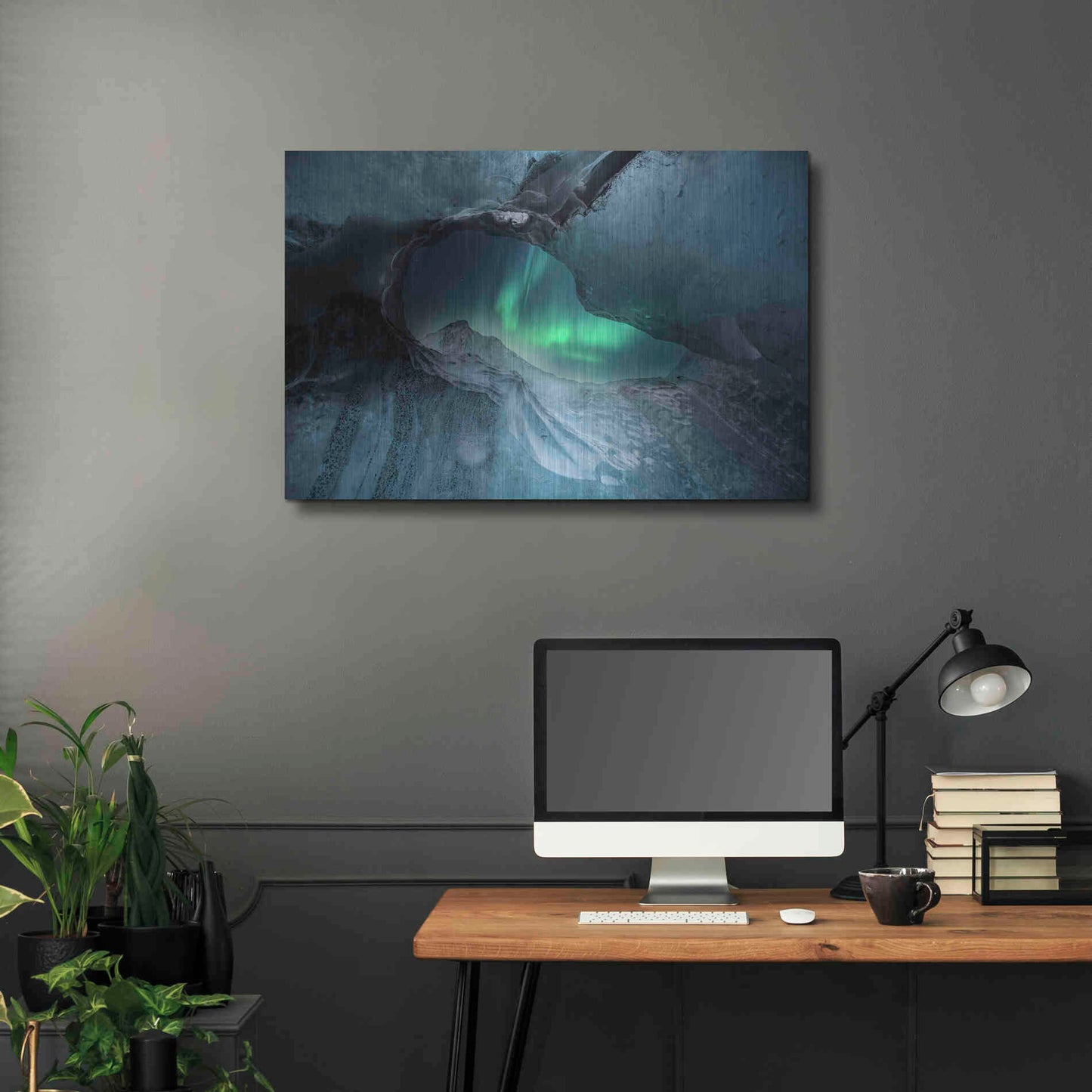 Luxe Metal Art 'Northern Lights Aurora Borealis 1' by Luxe Portfolio, Metal Wall Art,36x24