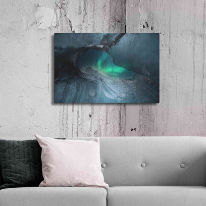 Luxe Metal Art 'Northern Lights Aurora Borealis 1' by Luxe Portfolio, Metal Wall Art,36x24