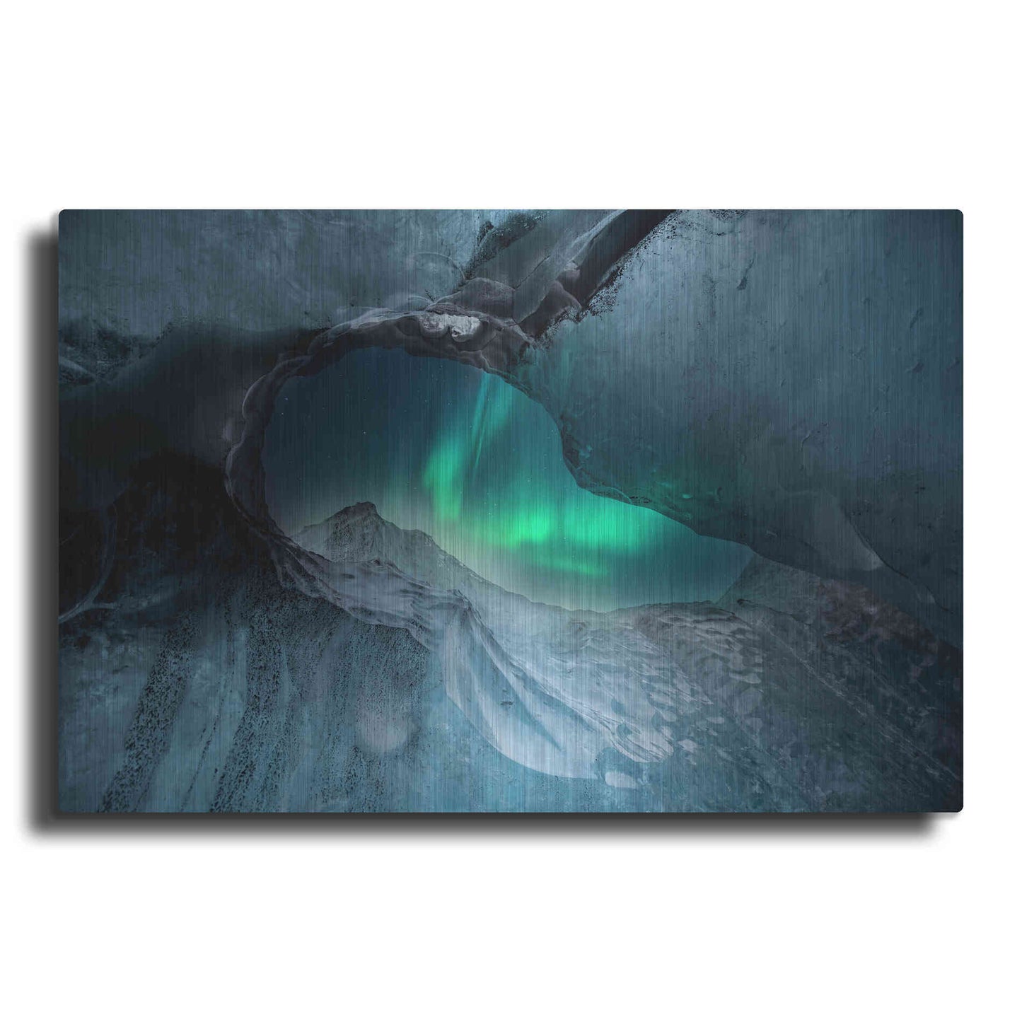 Luxe Metal Art 'Northern Lights Aurora Borealis 1' by Luxe Portfolio, Metal Wall Art
