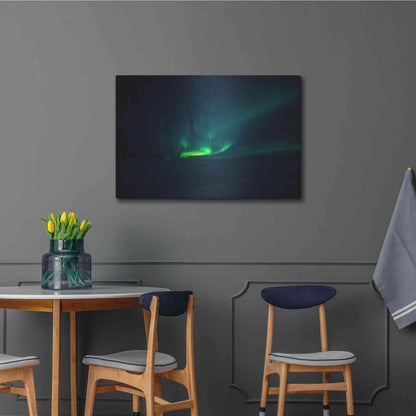 Luxe Metal Art 'Northern Lights Aurora Borealis 4' by Luxe Portfolio, Metal Wall Art,36x24