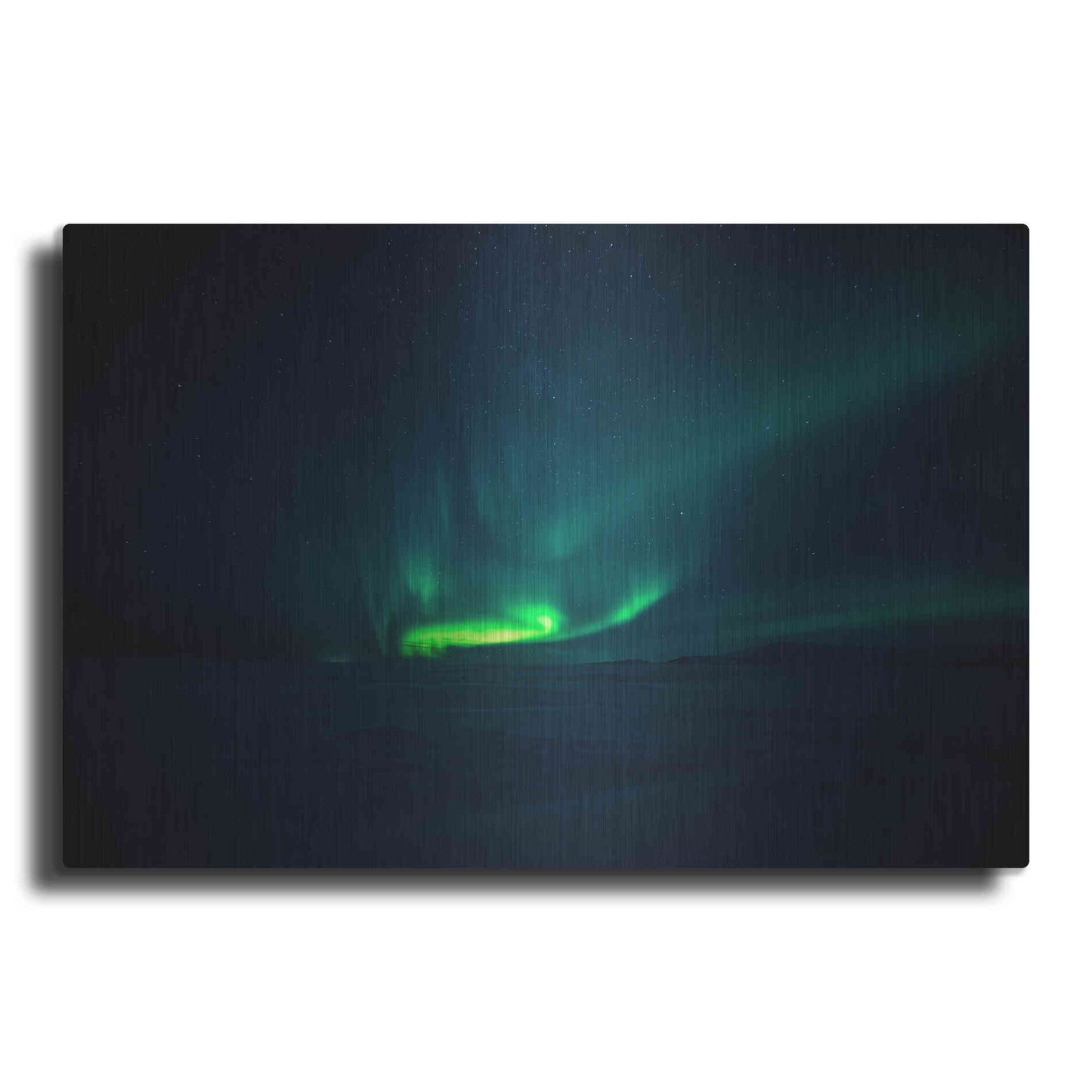 Luxe Metal Art 'Northern Lights Aurora Borealis 4' by Luxe Portfolio, Metal Wall Art