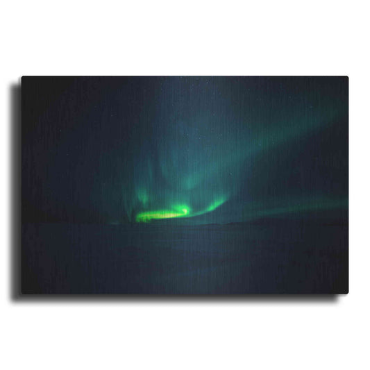 Luxe Metal Art 'Northern Lights Aurora Borealis 4' by Luxe Portfolio, Metal Wall Art