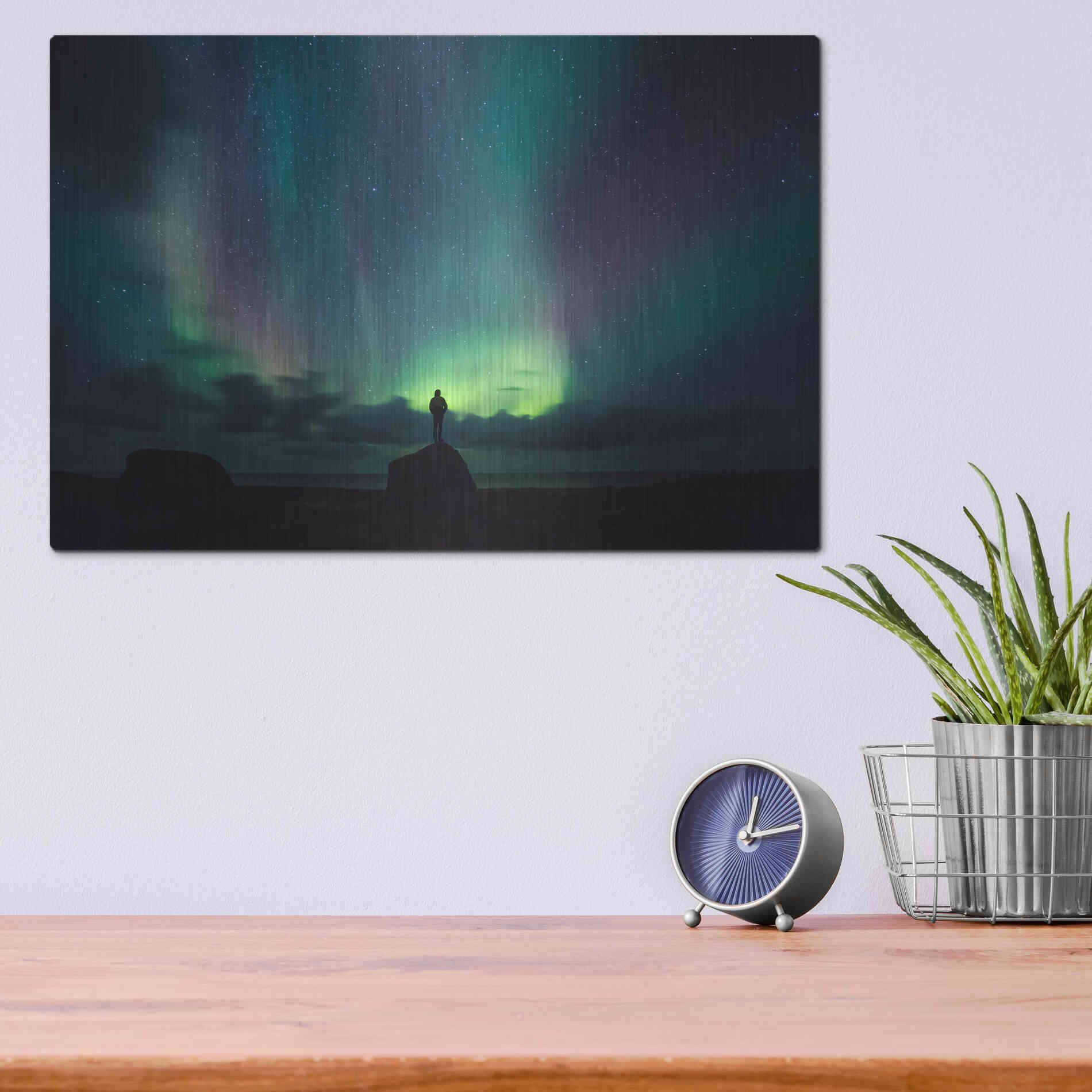 Luxe Metal Art 'Norway Lofoten Islands' by Luxe Portfolio, Metal Wall Art,16x12