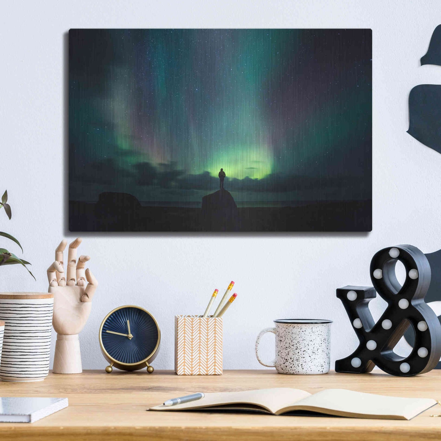 Luxe Metal Art 'Norway Lofoten Islands' by Luxe Portfolio, Metal Wall Art,16x12