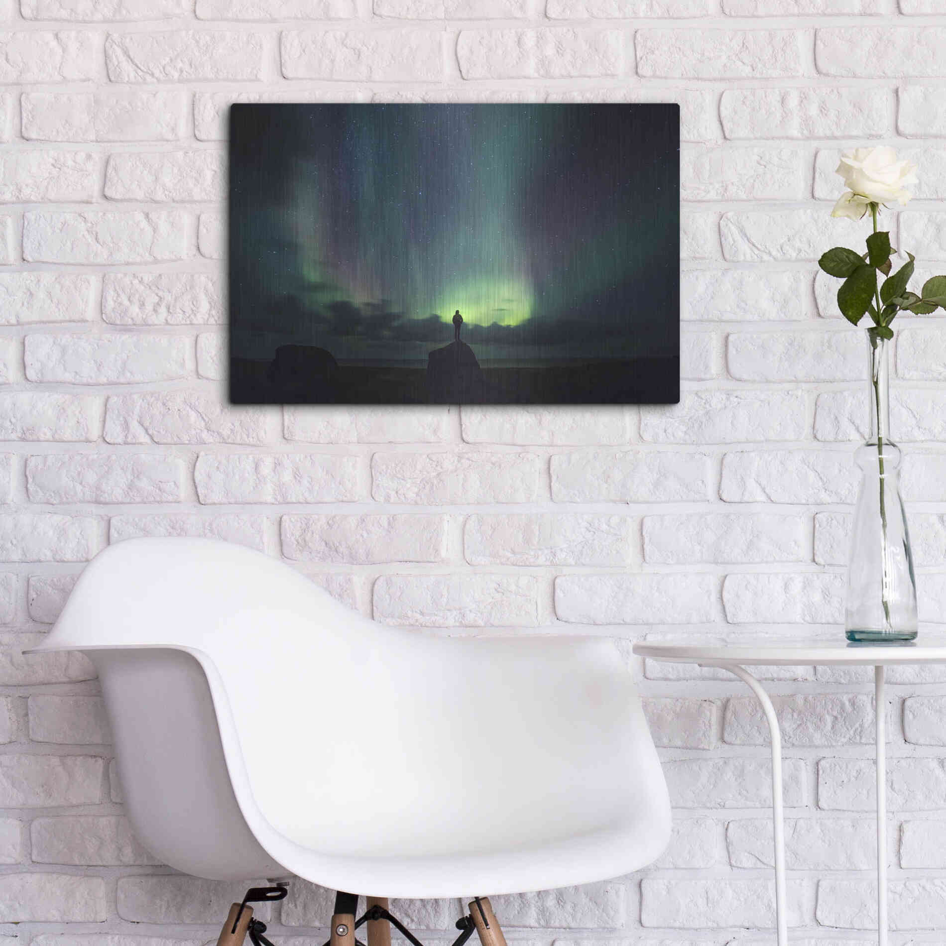 Luxe Metal Art 'Norway Lofoten Islands' by Luxe Portfolio, Metal Wall Art,24x16