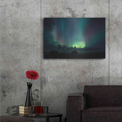 Luxe Metal Art 'Norway Lofoten Islands' by Luxe Portfolio, Metal Wall Art,36x24