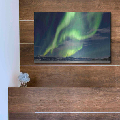 Luxe Metal Art 'Spectacular Aurora Borealis Northern Lights' by Luxe Portfolio, Metal Wall Art,16x12