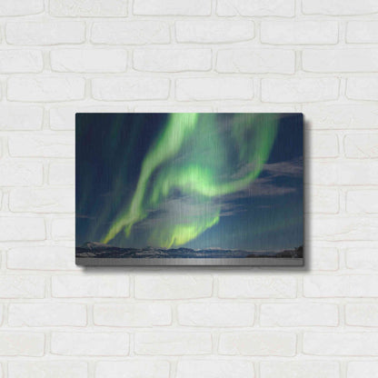 Luxe Metal Art 'Spectacular Aurora Borealis Northern Lights' by Luxe Portfolio, Metal Wall Art,24x16