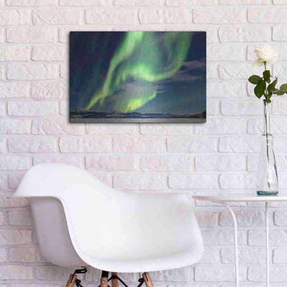 Luxe Metal Art 'Spectacular Aurora Borealis Northern Lights' by Luxe Portfolio, Metal Wall Art,24x16