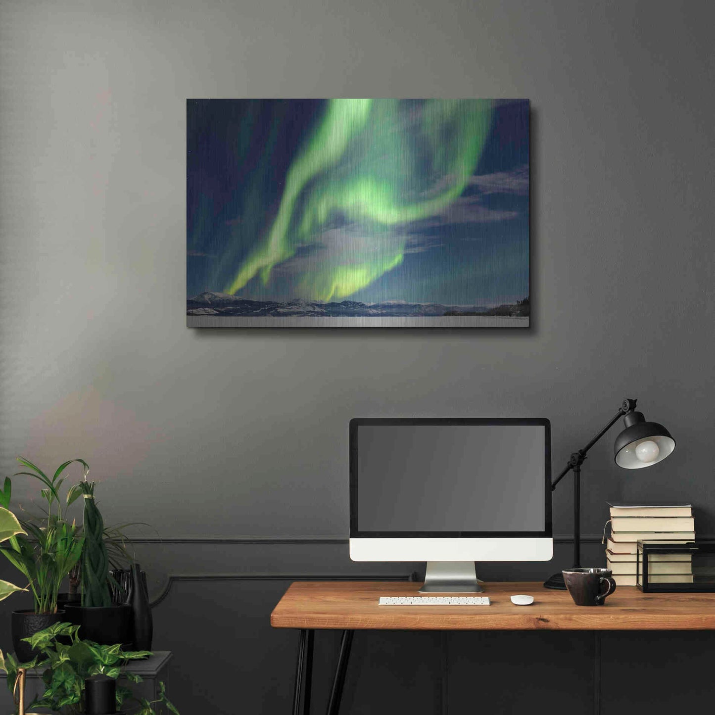 Luxe Metal Art 'Spectacular Aurora Borealis Northern Lights' by Luxe Portfolio, Metal Wall Art,36x24
