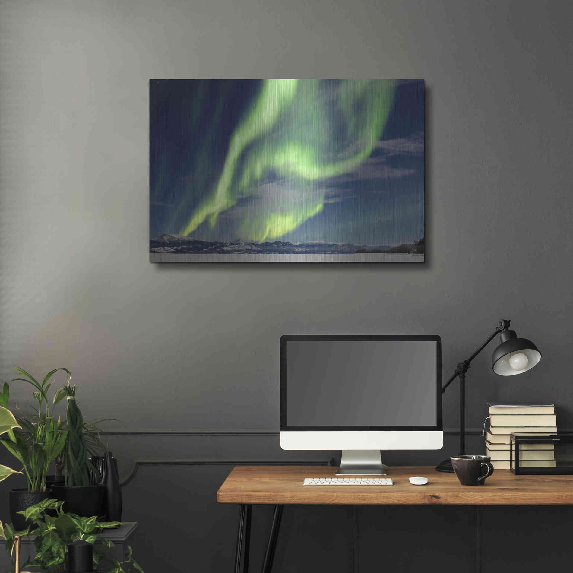 Luxe Metal Art 'Spectacular Aurora Borealis Northern Lights' by Luxe Portfolio, Metal Wall Art,36x24