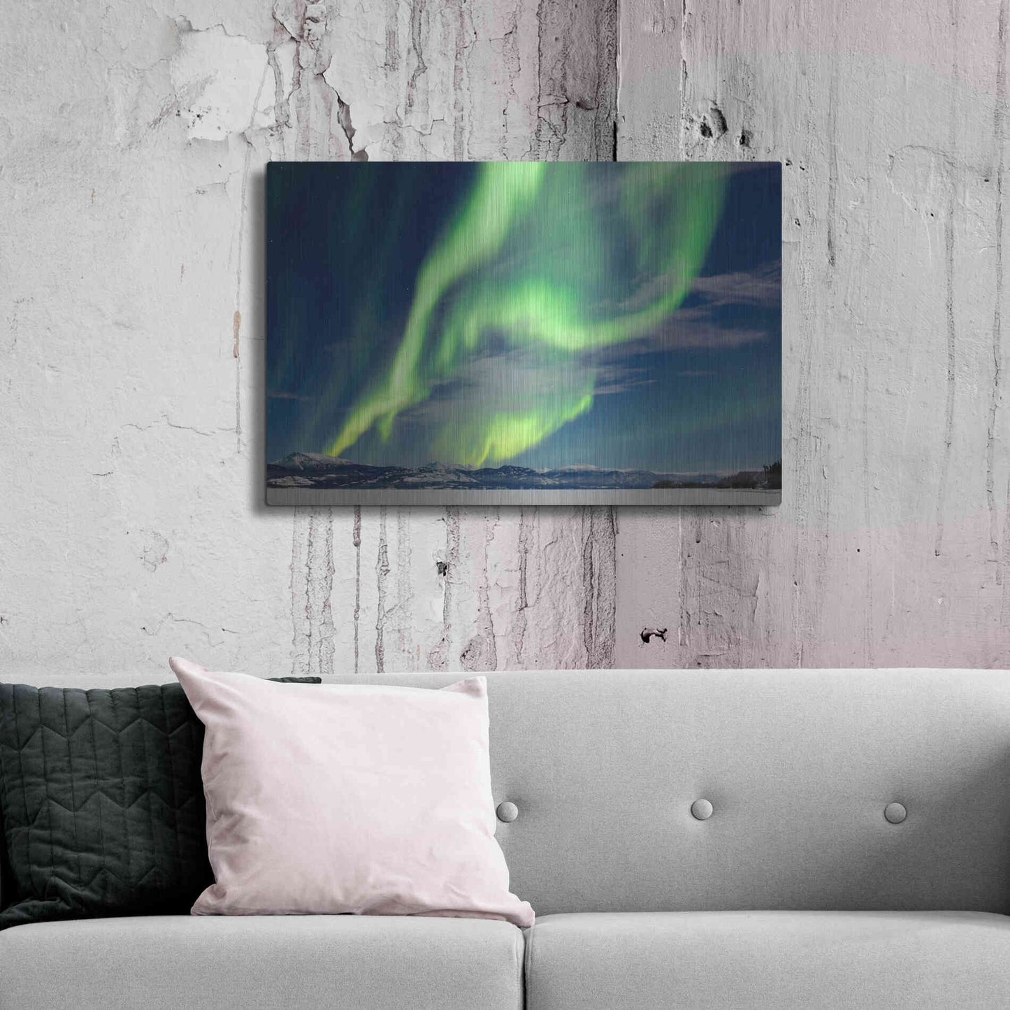 Luxe Metal Art 'Spectacular Aurora Borealis Northern Lights' by Luxe Portfolio, Metal Wall Art,36x24