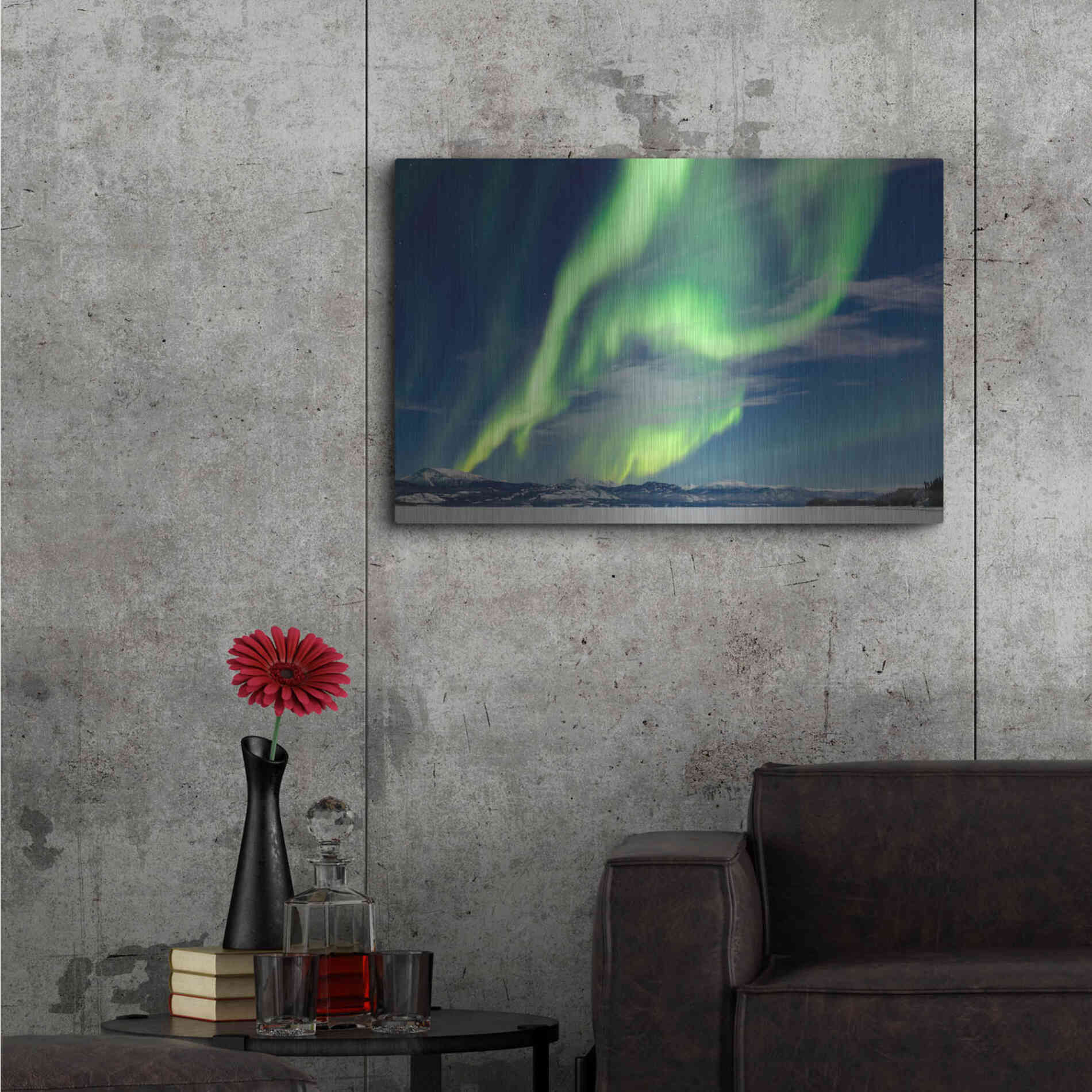 Luxe Metal Art 'Spectacular Aurora Borealis Northern Lights' by Luxe Portfolio, Metal Wall Art,36x24