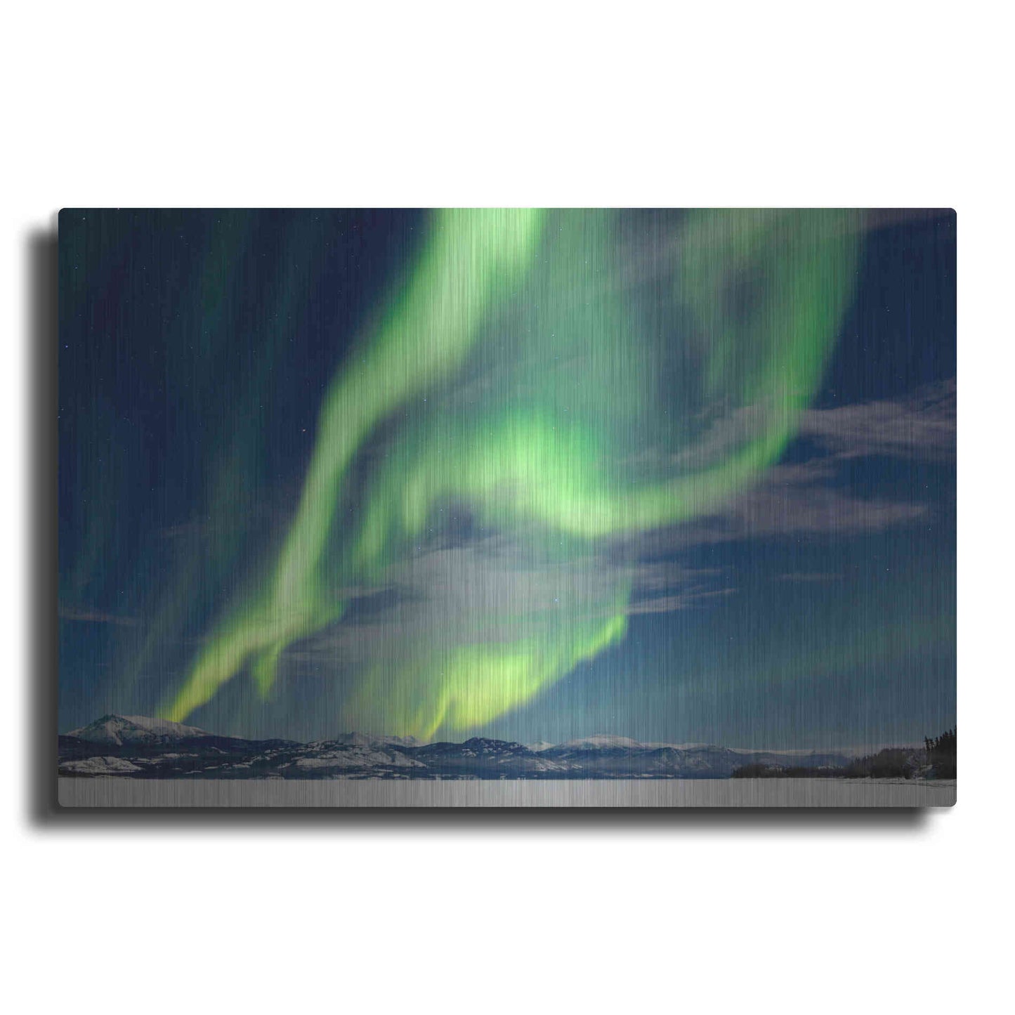Luxe Metal Art 'Spectacular Aurora Borealis Northern Lights' by Luxe Portfolio, Metal Wall Art