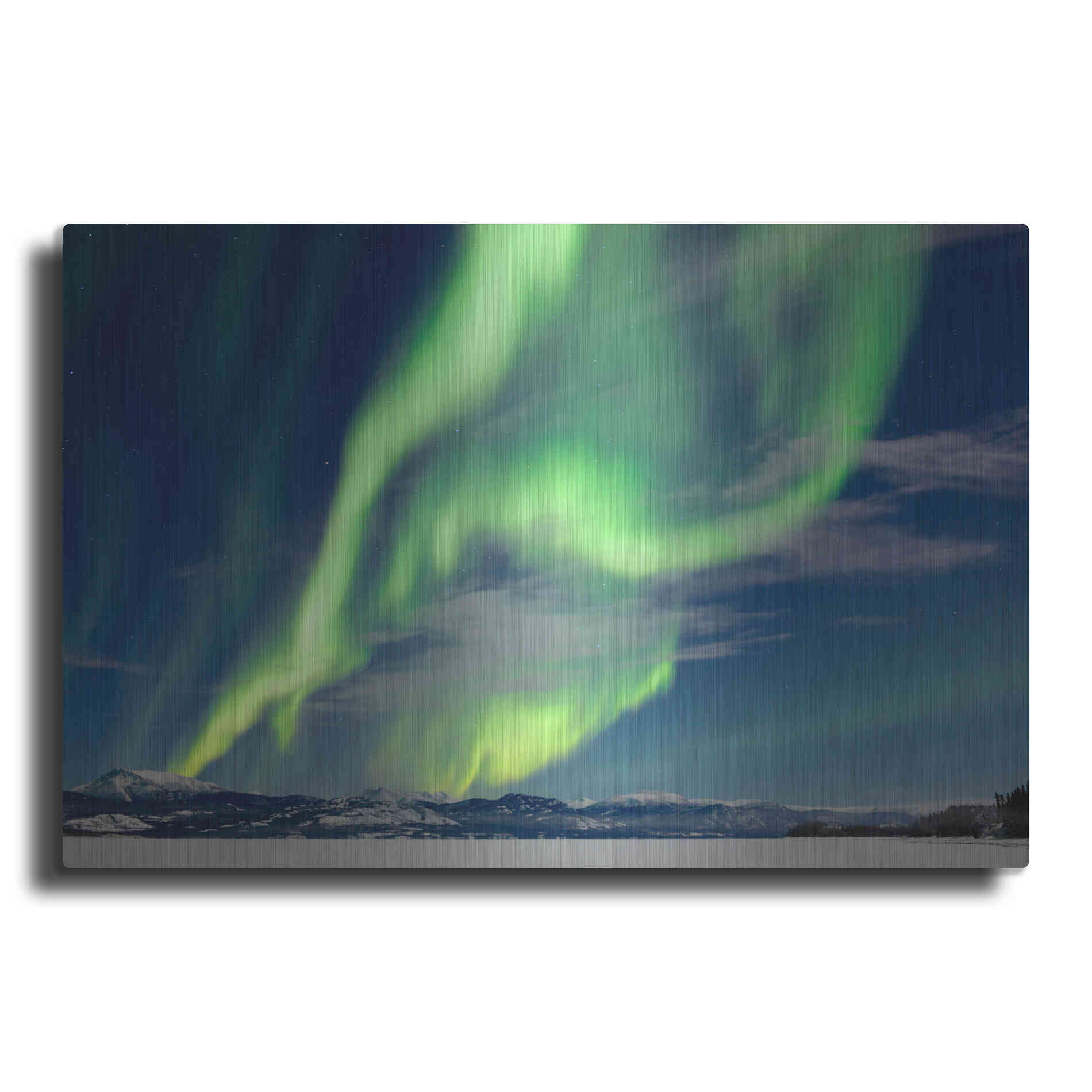 Luxe Metal Art 'Spectacular Aurora Borealis Northern Lights' by Luxe Portfolio, Metal Wall Art