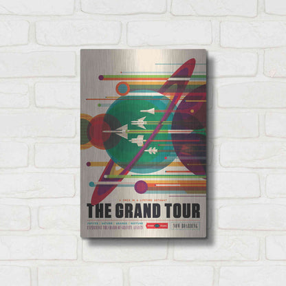 Luxe Metal Art 'Visions of the Future: The Grand Tour,' Metal Wall Art,12x16