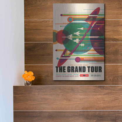 Luxe Metal Art 'Visions of the Future: The Grand Tour,' Metal Wall Art,12x16