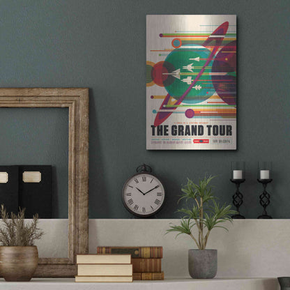 Luxe Metal Art 'Visions of the Future: The Grand Tour,' Metal Wall Art,12x16